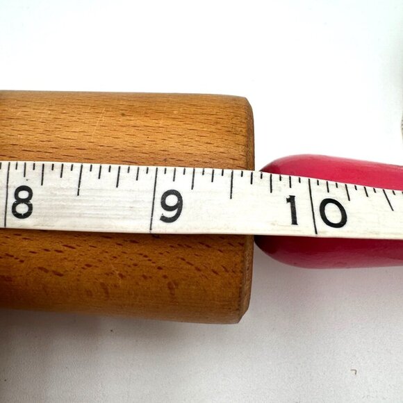 Vintage Foster Worlds Fair Brand Wooden Rolling Pin comes with original packagin - Picture 9 of 10